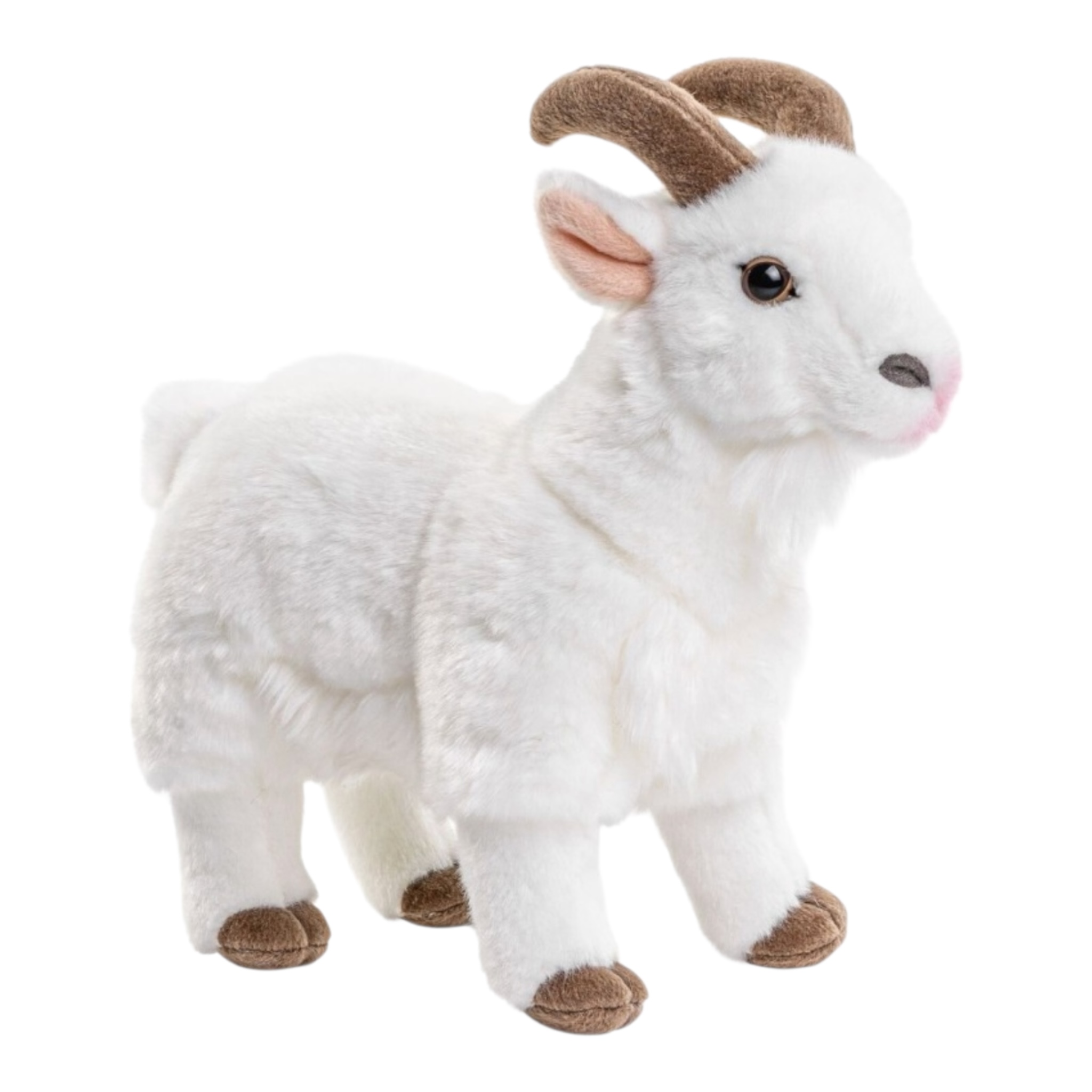 Peluche Chèvre de Montagne Blanche 26 cm – Image 2