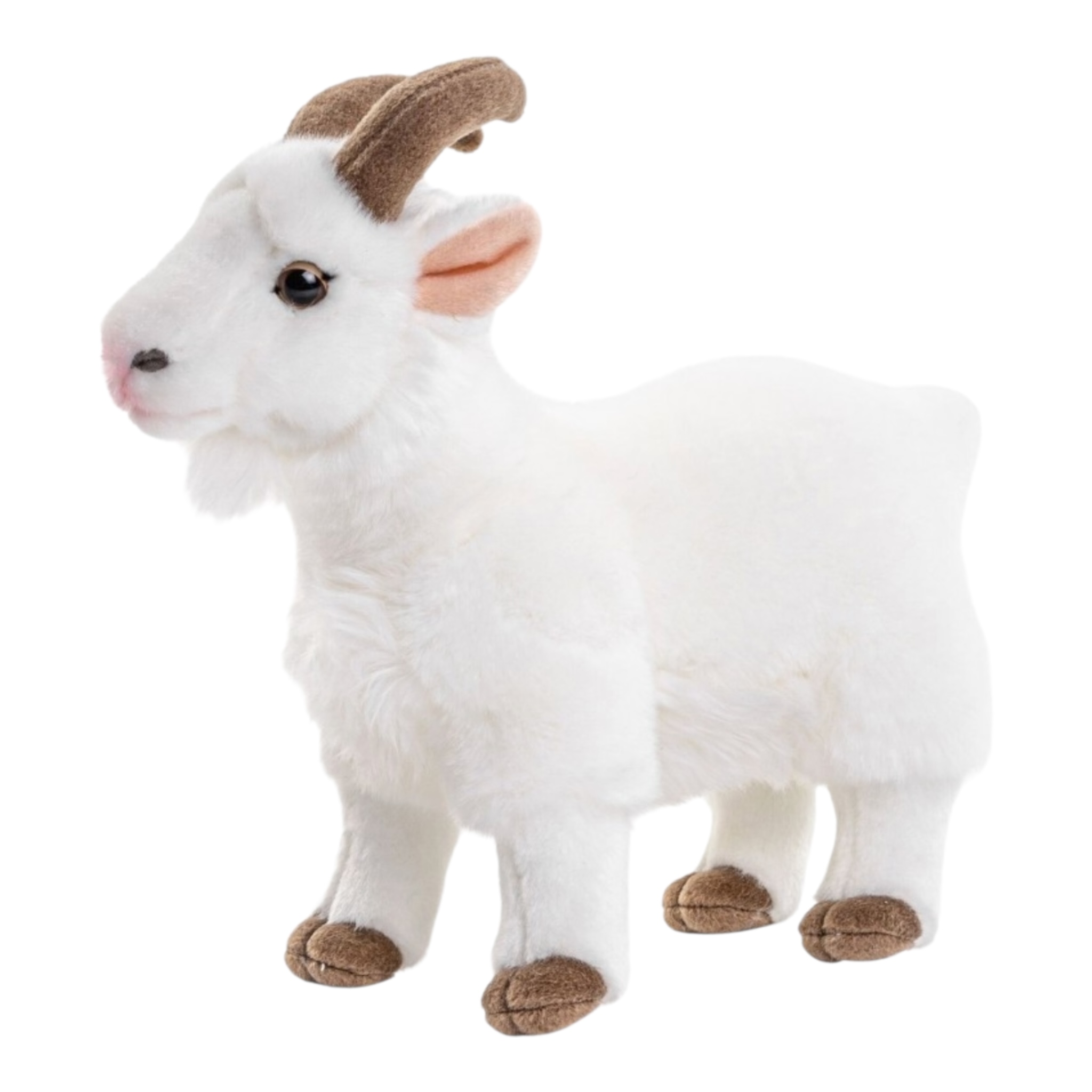 Peluche Chèvre de Montagne Blanche 26 cm – Image 3