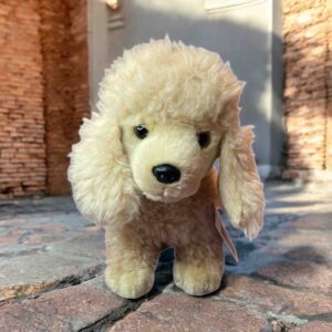 Peluche Caniche Frisé (abricot) 30 cm