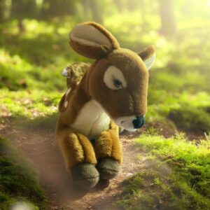 Peluche Faon Couché 26 cm