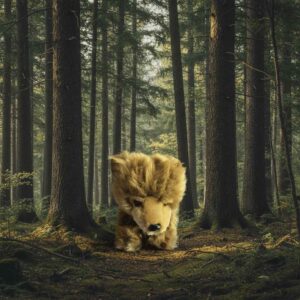 Peluche Ours Brun 23 cm (Collection Teenies)