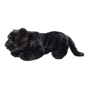 Peluche Panthère Noire Couchée 42 cm